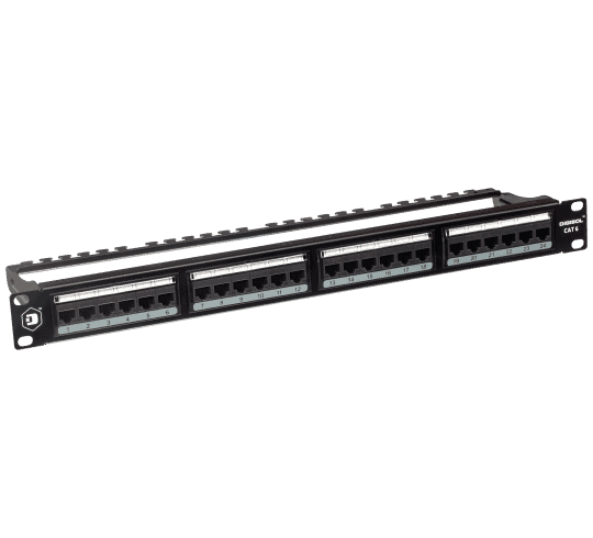 Cat6 UTP 24 Port 180 degree Patch Panel