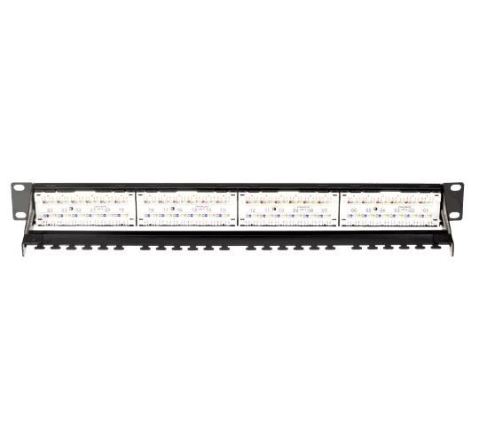 24 Port Cat6 UTP 180 Degree Patch Panel