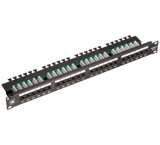 Cat6 UTP 24 Port 90 Degree Patch Panel