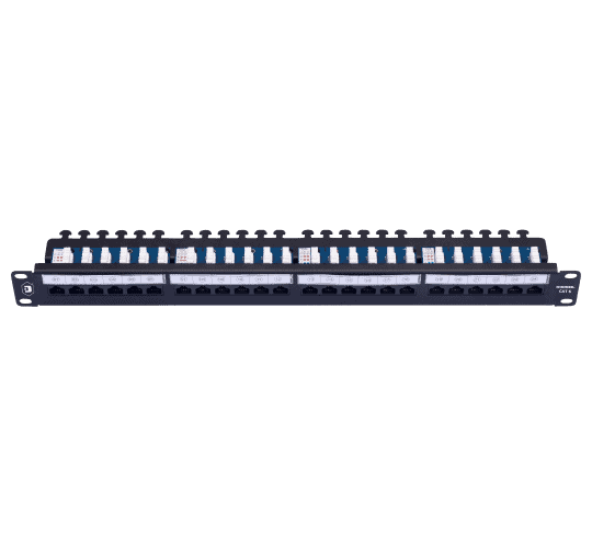 Cat6 UTP 90 degree Solderless Patch Panel