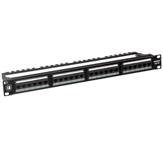 Cat6A UTP 24 Port 180 degree Patch Panel