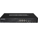 DG-FS1510HPE – Digisol 8 Port Fast Ethernet Lite Managed PoE+ Switch with 2 Gigabit Combo Ports