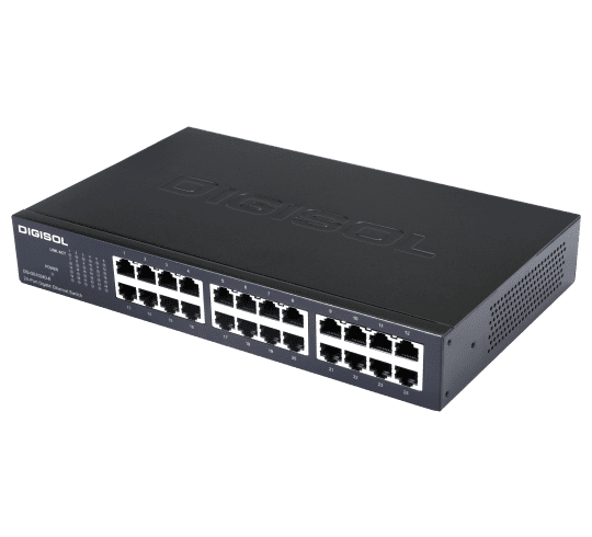 24 Port Gigabit Ethernet Unmanaged Switch - DG-GS1024D-E