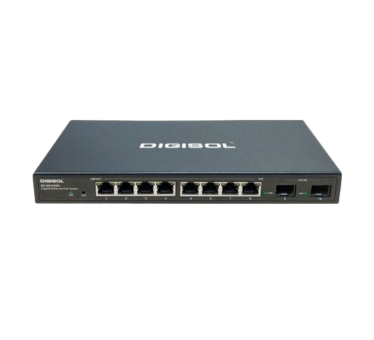 DG-GS1510PL-8-Port-Gigabit-Ethernet-Smart-Managed-PoE-Switch
