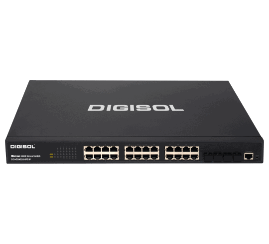 L2 Gigabit Dual Stack Intelligent Switch - DG-GS4628HPE-P