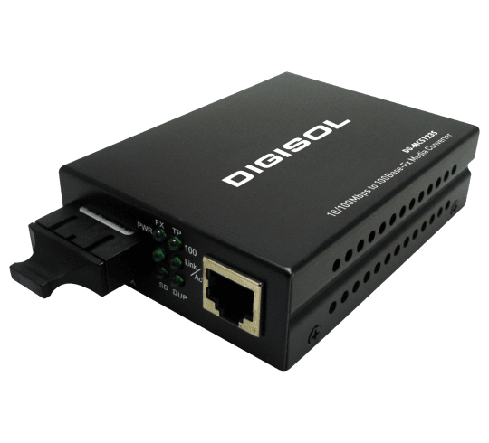 10/100Mbps to 100Base-Fx Media Converter - DG-MC5123