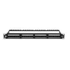 Cat6 UTP 24 Port 180 degree Patch Panel - front side