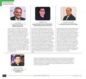 Digisol's Chairman & Founder, Mr. K.R. Naik, got featured in the 7th Edition of DT Year Book amongst India's Top Technology Business Leaders
