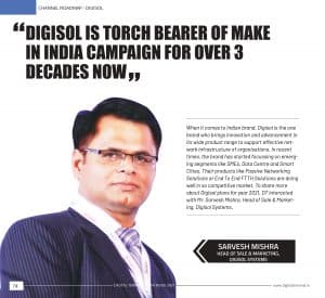 Mr. Sarvesh Mishra, Head of Sales & Marketing - Interview