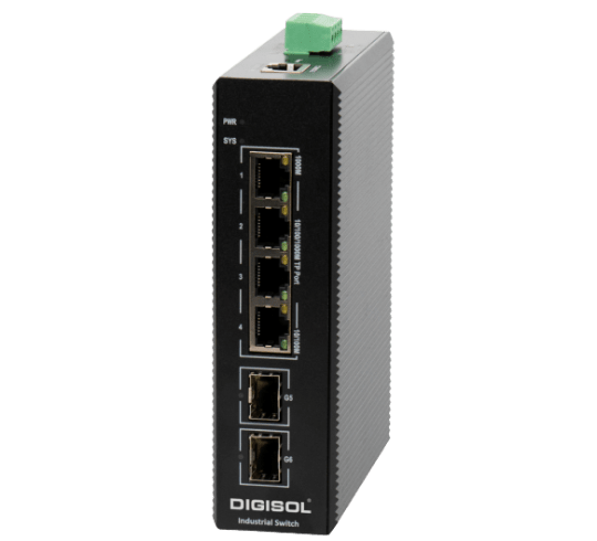DIGISOL Gigabit L2 Managed Industrial Switch - DG-IS4506HPE