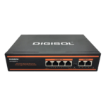 DIGISOL 4 Port PoE Fast Ethernet Unmanaged Switch with 2 Uplink Ports – DG-FS1006PF-B