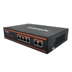 DIGISOL 4 Port PoE Fast Ethernet Unmanaged Switch with 2 Uplink Ports – DG-FS1006PF-B-2