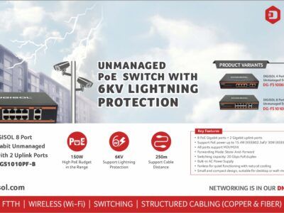 DIGISOL launched Unmanaged PoE Switches