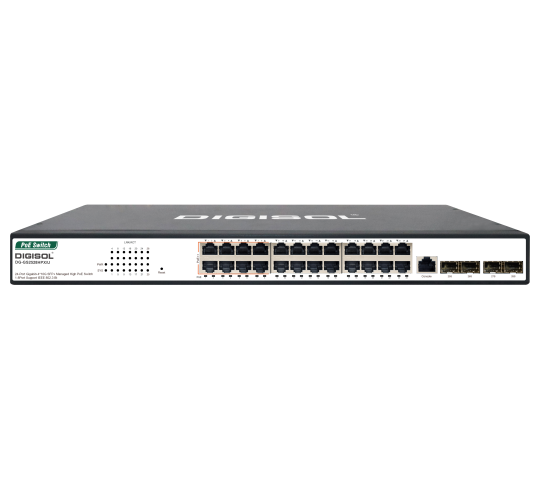 DIGISOL 24 Port L2+ PoE Managed Switch with 4*10G SFP+ Uplinks DG-GS2528HPX/U