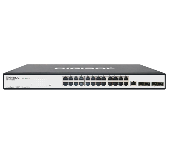 DIGISOL 24 Port L2+ Managed Switch with 4*10G Uplink DG-GS2528X