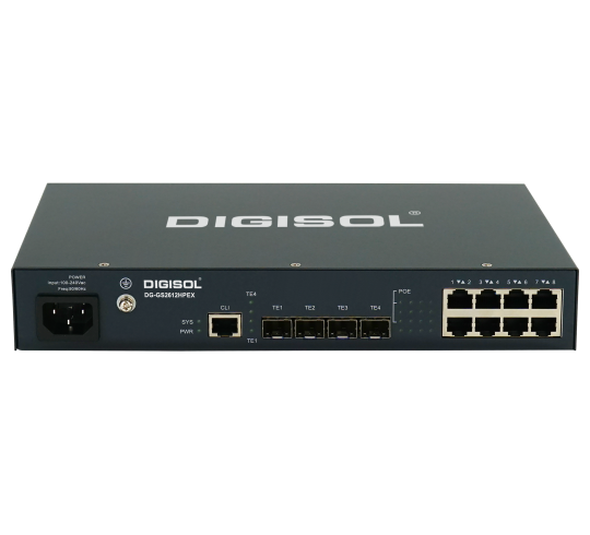 DIGISOL 10GE L3 Lite PoE Switch DG-GS2612HPEX