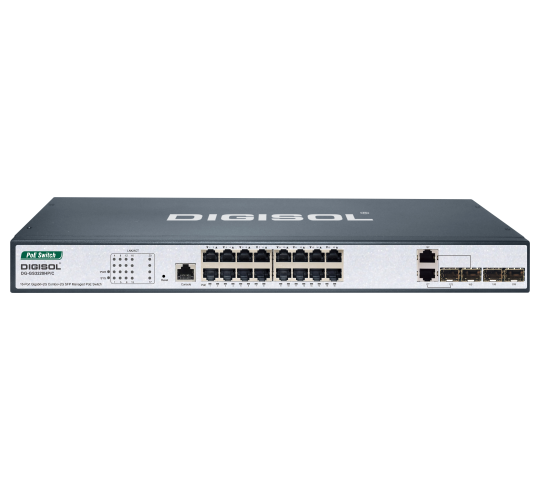DIGISOL 16 Port Gigabit L2 PoE Switch DG-GS3220HP/C