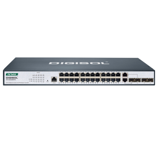 DIGISOL 24 Port Gigabit L2 PoE Switch DG-GS3228HP/C