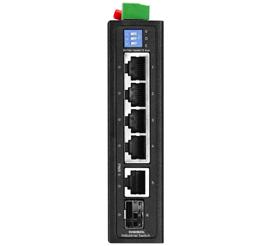 DIGISOL 6 Port Industrial Unmanaged PoE Switch DG-IS1006GP
