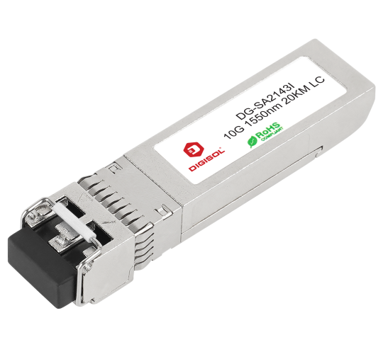 DIGISOL 10Gbps Single-mode SFP+ Industrial Transceiver, 20Km DG-SA2143I