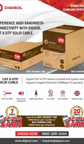 Cat6 UTP Solid Cable 100m & 305m
