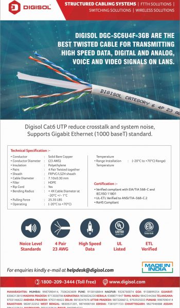 Cat6 UTP Solid Cable