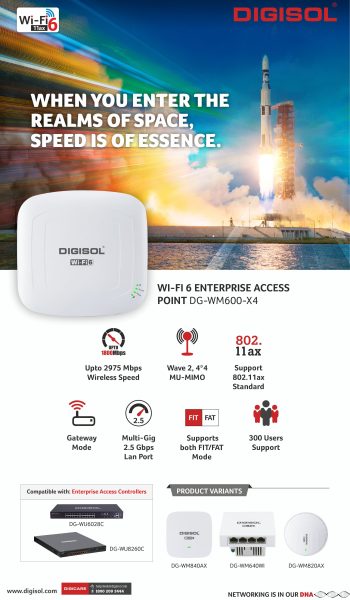 Digisol_Wi-Fi 6 Wireless AP_210 x 375 mm_DG-WM600-X4_EDM